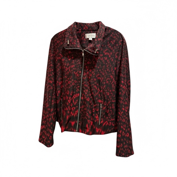 erin london Jackets & Blazers - Stylish Red and Black Women's Jacket
